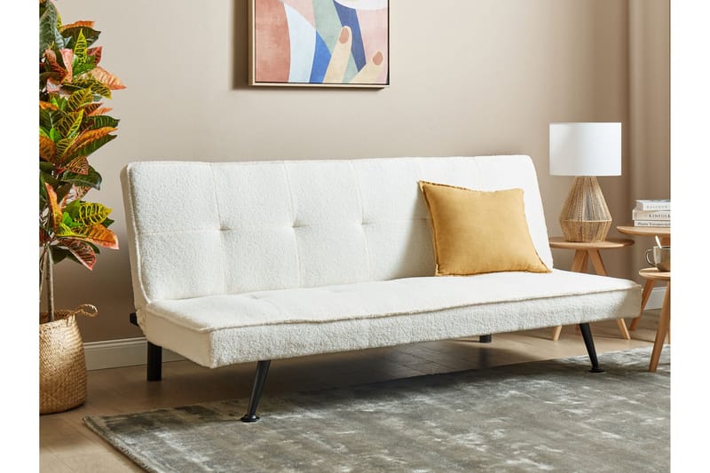 Tunni Sovesofa 3-seter - Svart/Hvit - Møbler - Sofaer - Sovesofaer