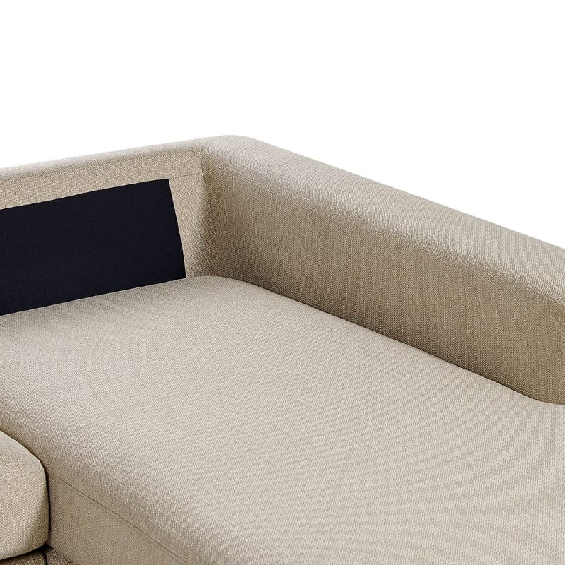 U-formet sofa Lilviken - Beige, svart - Møbler - Sofaer - Hjørnesofa
