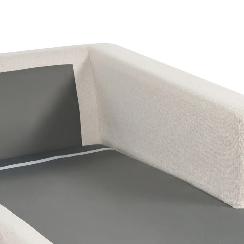 U-formet sofa Lilviken - Lys beige, svart - Møbler - Sofaer - U-sofa