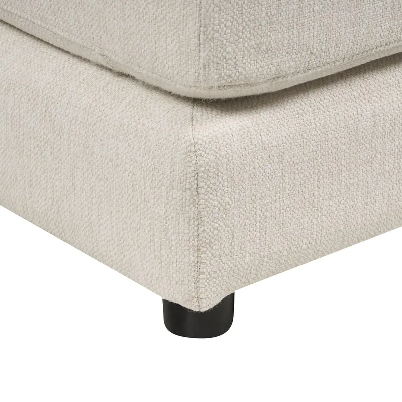 U-formet sofa Lilviken - Lys beige, svart - Møbler - Sofaer - U-sofa