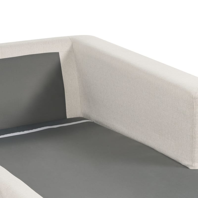 U-formet sofa Lilviken - Lys beige, svart - Møbler - Sofaer - Hjørnesofa