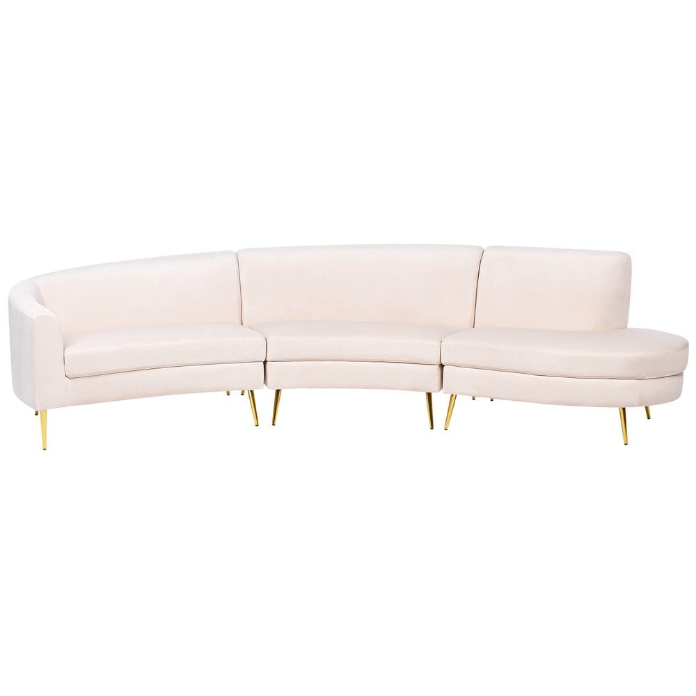 U-formet sofa Moss - Beige, Gull