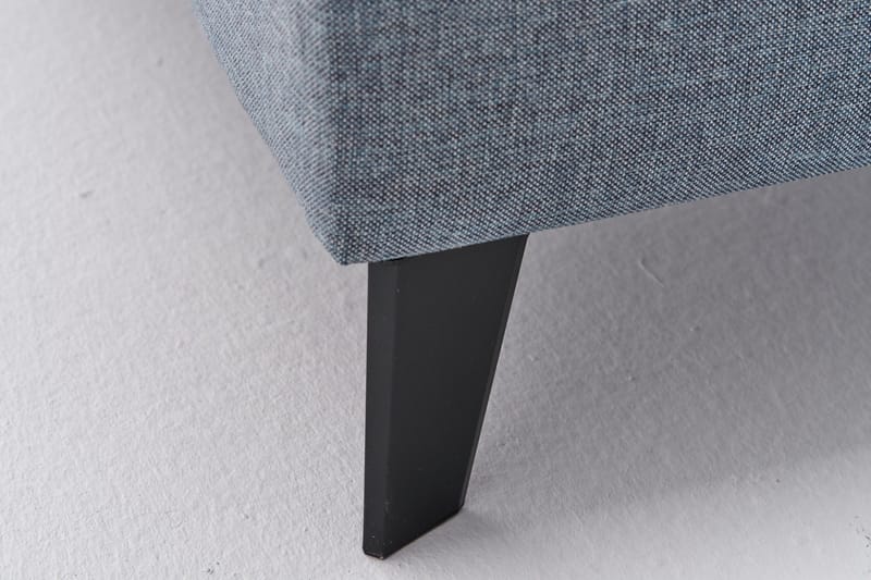Belena U-sofa med Sjeselong Venstre - Blå/Svart - Møbler - Sofaer - U-sofa