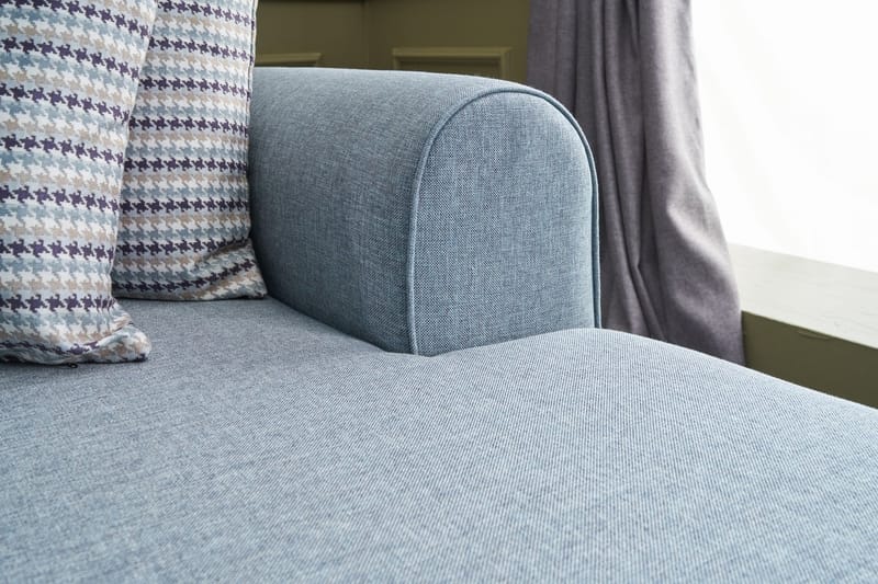 Belena U-sofa med Sjeselong Venstre - Blå/Svart - Møbler - Sofaer - U-sofa