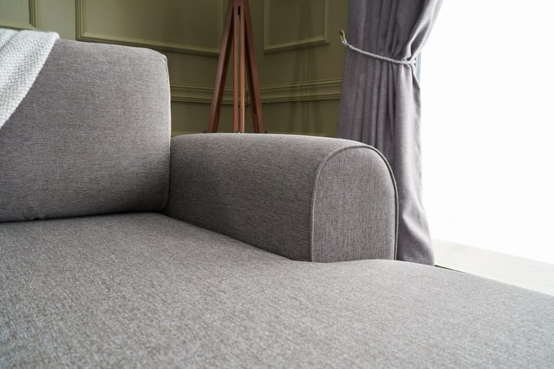 Belena U-sofa med Sjeselong Venstre - Brun/Svart - Møbler - Sofaer - U-sofa
