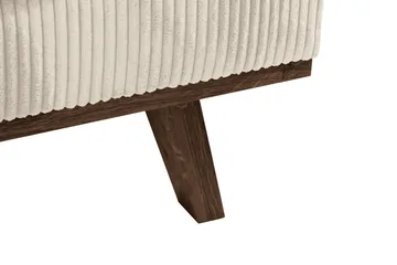 Copenhagen 5-seters Høyrevendt U-formet Large Sofa med Divan og Sjeselong i Manchester - Beige - Møbler - Sofaer - U-sofa