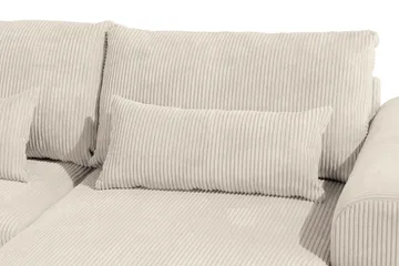 Copenhagen 5-seters Høyrevendt U-formet Large Sofa med Divan og Sjeselong i Manchester - Beige - Møbler - Sofaer - U-sofa
