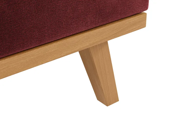 Copenhagen 5-seters Høyrevendt U-formet Sofa med Divan og Sjeselong i Fløyel - Lilla - Møbler - Sofaer - U-sofa