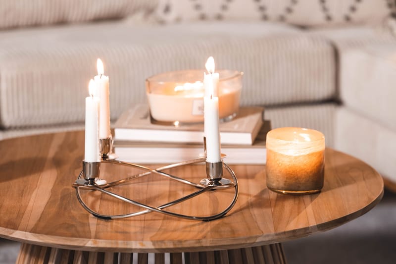 Copenhagen 5-seters Høyrevendt U-formet Sofa med Divan og Sjeselong i Manchester - Beige - Møbler - Sofaer - U-sofa