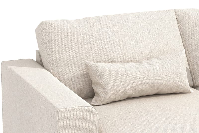 Copenhagen 5-seters Høyrevendt U-formet Sofa med Divan og Sjeselong i Stoff - Beige - Møbler - Sofaer - U-sofa