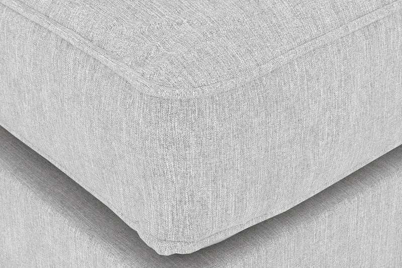 Copenhagen 5-seters Høyrevendt U-formet Sofa med Divan og Sjeselong i Stoff - Grå - Møbler - Sofaer - U-sofa