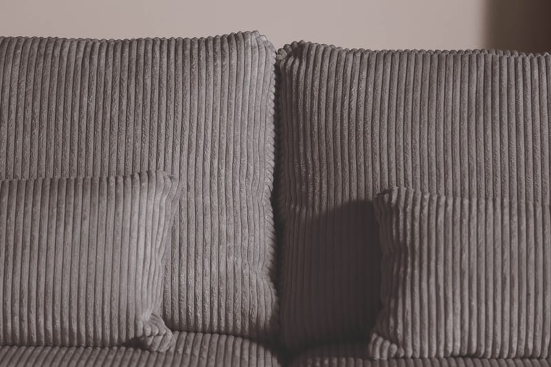 Copenhagen 5-seters Venstrevendt U-formet Sofa med Divan og Sjeselong i Manchester - Mørk grå - Møbler - Sofaer - U-sofa