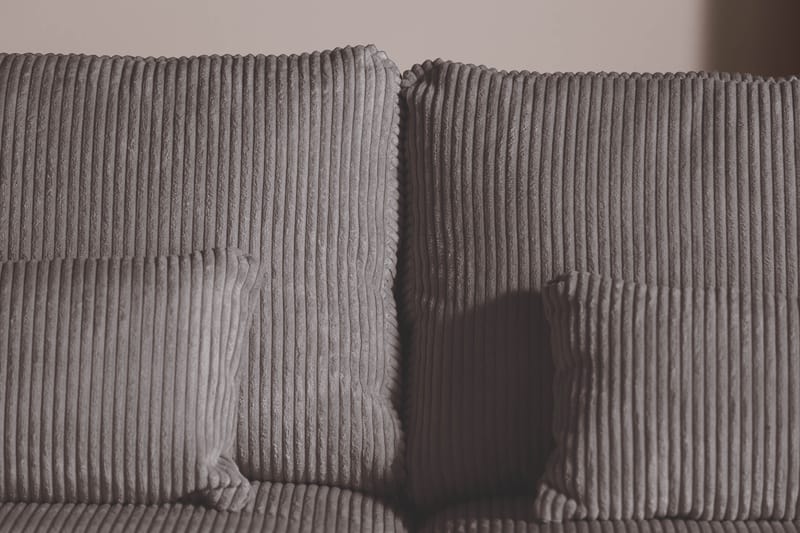 Copenhagen 5-seters Venstrevendt U-formet Sofa med Divan og Sjeselong i Manchester - Mørk grå - Møbler - Sofaer - U-sofa