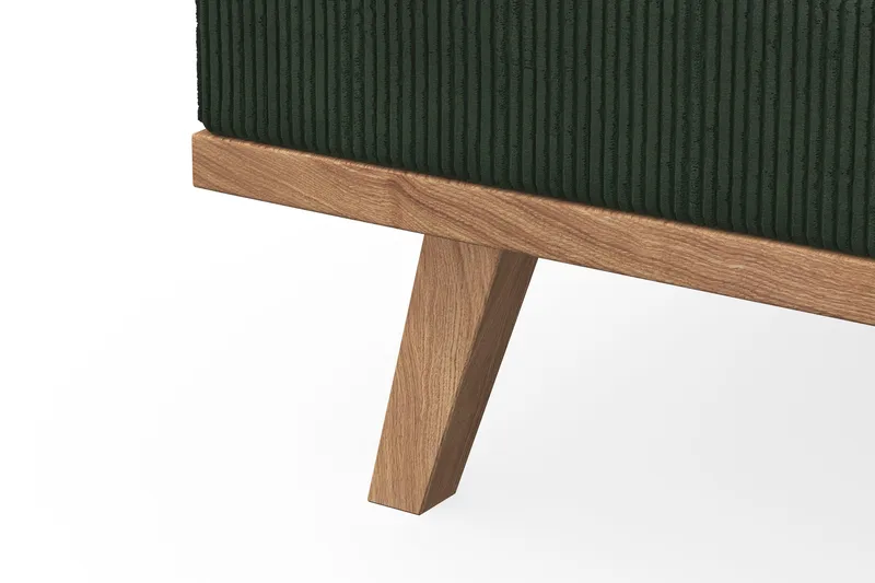 Copenhagen 5-seters Venstrevendt U-formet Sofa med Divan og Sjeselong i Manchester - Mørk grønn - Møbler - Sofaer - U-sofa