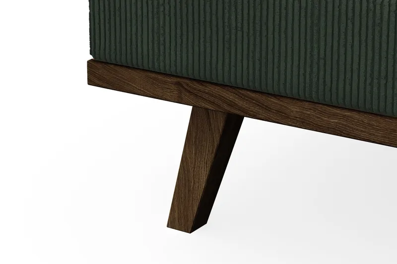 Copenhagen 5-seters Venstrevendt U-formet Sofa med Divan og Sjeselong i Manchester - Mørk grønn - Møbler - Sofaer - U-sofa