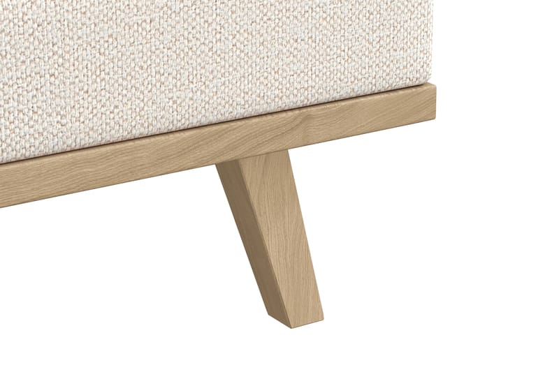 Copenhagen 5-seters Venstrevendt U-formet Sofa med Divan og Sjeselong i Stoff - Beige - Møbler - Sofaer - U-sofa