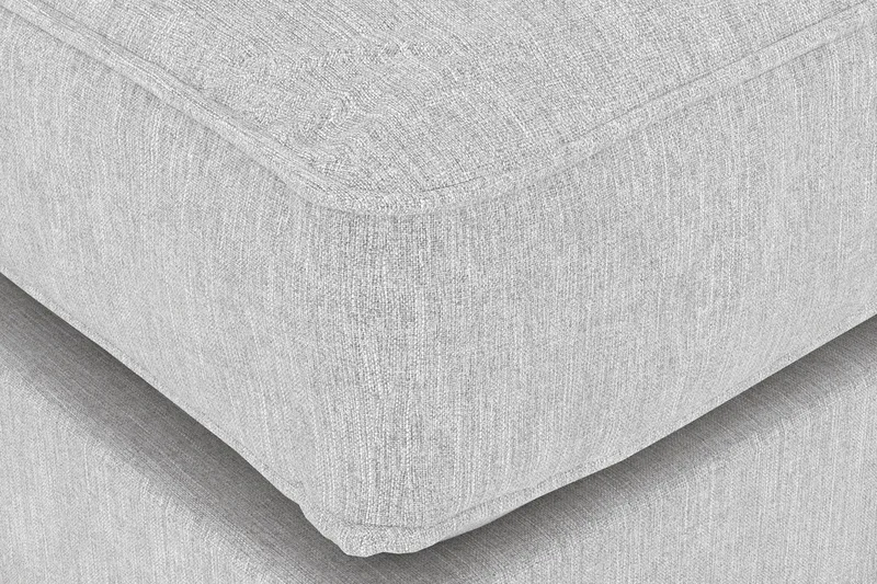 Copenhagen 5-seters Venstrevendt U-formet Sofa med Divan og Sjeselong i Stoff - Grå - Møbler - Sofaer - U-sofa