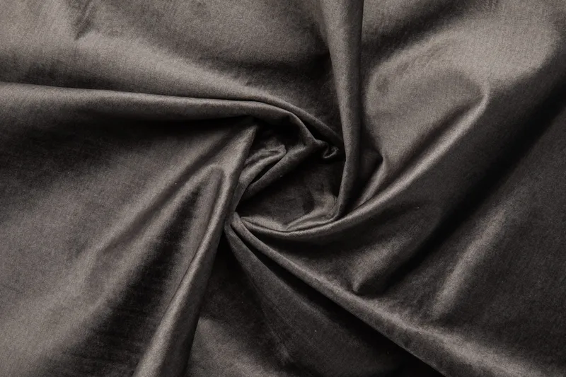 Copenhagen Compact 4-seters Venstrevendt U-formet Large Sofa med Divan og Sjeselong i Fløyel - Mørk grå - Møbler - Sofaer - U-sofa