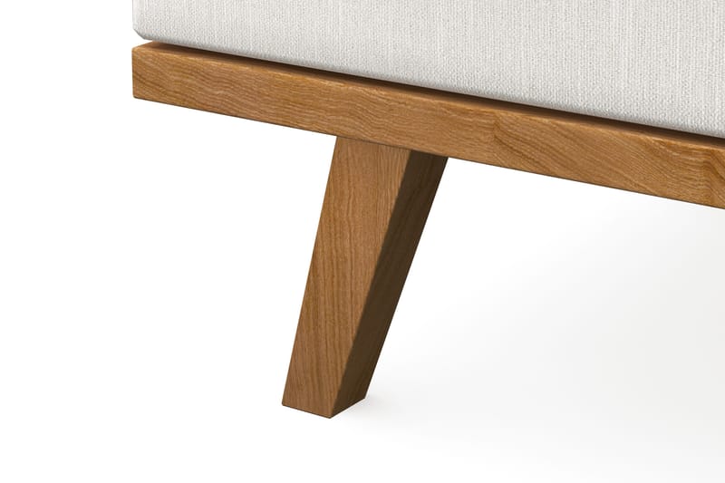 Copenhagen Compact 4-seters Venstrevendt U-formet Sofa med Divan og Sjeselong i Stoff - Lys grå - Møbler - Sofaer - U-sofa