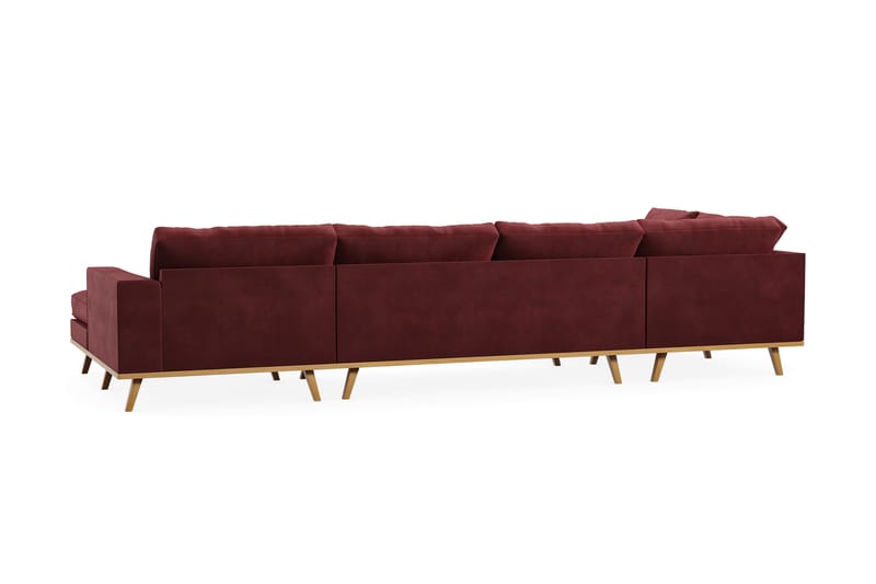 Copenhagen U-sofa - Lilla/Eik - U-sofa