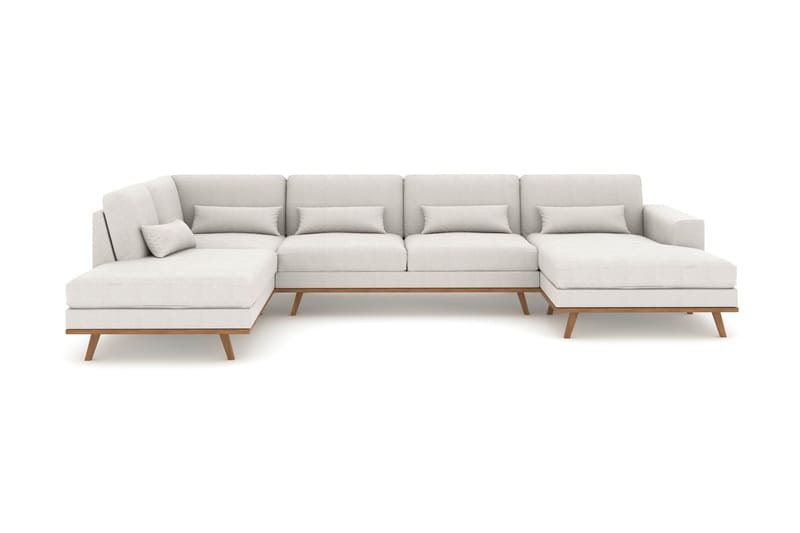Copenhagen U-Sofa Lin - Beige - Møbler - Sofaer - U-sofa
