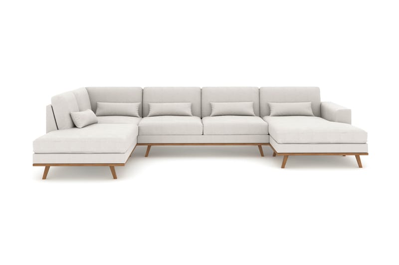 Copenhagen U-Sofa Lin - Beige - U-sofa