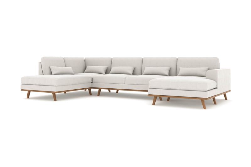 Copenhagen U-Sofa Lin - Beige - Møbler - Sofaer - U-sofa