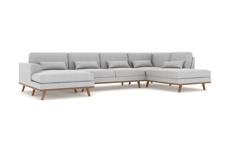 Copenhagen U-Sofa Lin - Grå - Møbler - Sofaer - U-sofa