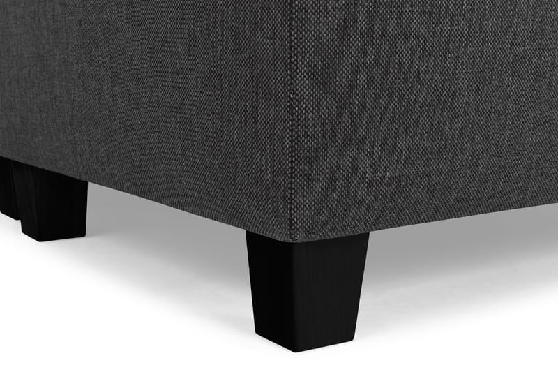 Crazy 4-seters Høyrevendt U-formet Large Sofa med Divan og Sjeselong i Stoff - Antrasitt - Møbler - Sofaer - U-sofa