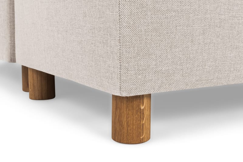 Crazy 4-seters Høyrevendt U-formet Large Sofa med Divan og Sjeselong i Stoff - Beige - Møbler - Sofaer - U-sofa