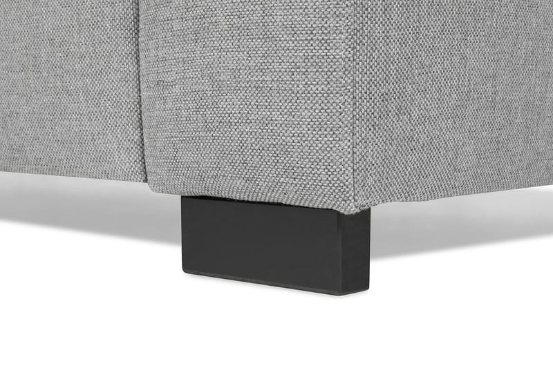 Crazy 4-seters Høyrevendt U-formet Large Sofa med Divan og Sjeselong i Stoff - Grå - Møbler - Sofaer - U-sofa