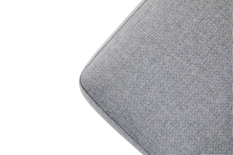 Crazy 4-seters Høyrevendt U-formet Large Sofa med Divan og Sjeselong i Stoff inkl. Pynteputer - Grå - Møbler - Sofaer - U-sofa