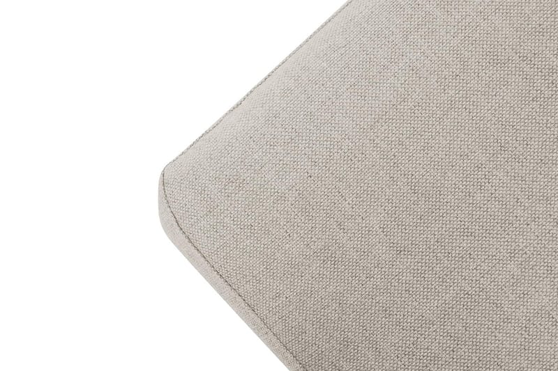 Crazy 4-seters Høyrevendt U-formet Small Sofa med Divan og Sjeselong i Stoff - Beige - Møbler - Sofaer - U-sofa