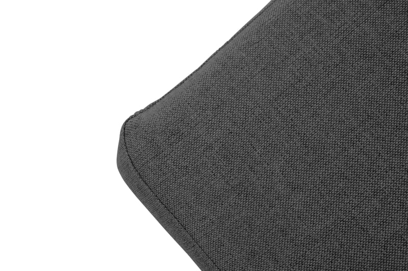 Crazy 4-seters Høyrevendt U-formet Small Sofa med Divan og Sjeselong i Stoff inkl. Pynteputer - Mørk grå - Møbler - Sofaer - U-sofa