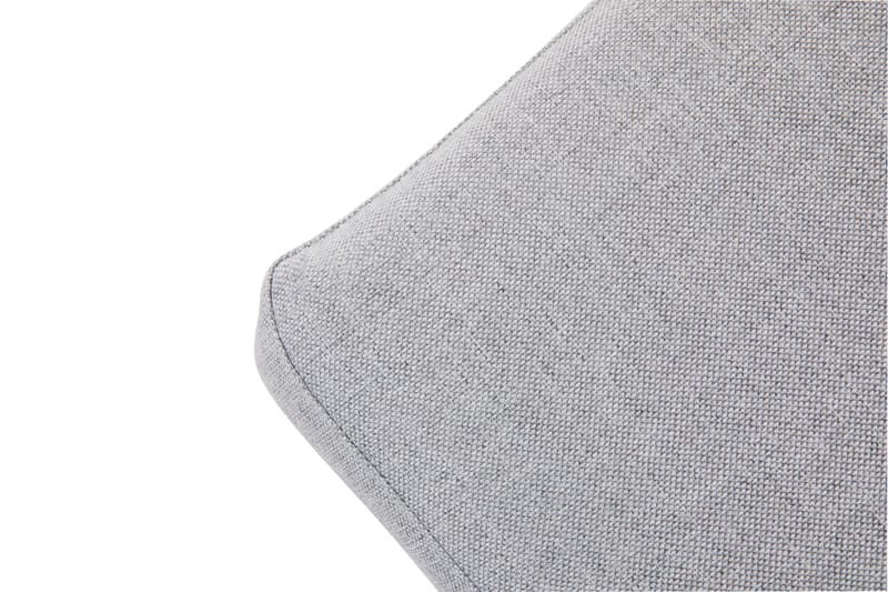 Crazy 4-seters Høyrevendt U-formet Small Sofa med Divan og Sjeselong i Stoff inkl. Pynteputer - Grå - Møbler - Sofaer - U-sofa