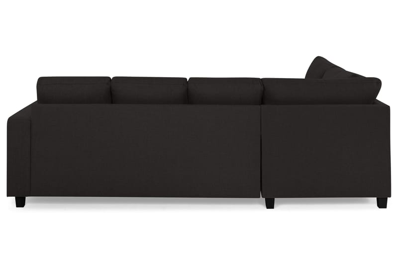 Crazy 4-seters Venstrevendt U-formet Large Sofa med Divan og Sjeselong i Stoff - Antrasitt - Møbler - Sofaer - U-sofa