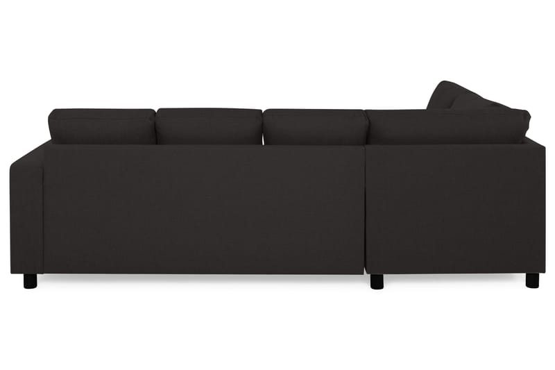 Crazy 4-seters Venstrevendt U-formet Large Sofa med Divan og Sjeselong i Stoff - Antrasitt - Møbler - Sofaer - U-sofa