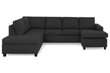 Crazy 4-seters Venstrevendt U-formet Large Sofa med Divan og Sjeselong i Stoff