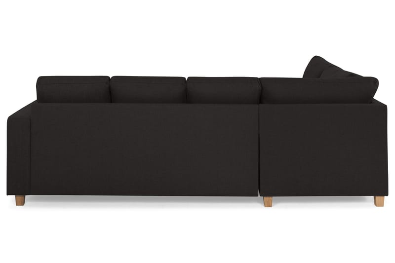 Crazy 4-seters Venstrevendt U-formet Large Sofa med Divan og Sjeselong i Stoff - Antrasitt - Møbler - Sofaer - U-sofa