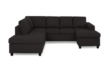 Crazy 4-seters Venstrevendt U-formet Large Sofa med Divan og Sjeselong i Stoff