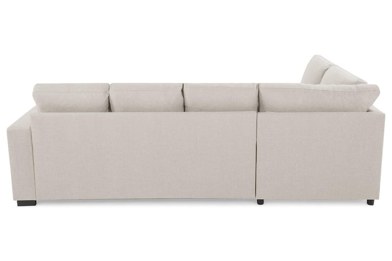 Crazy 4-seters Venstrevendt U-formet Large Sofa med Divan og Sjeselong i Stoff - Beige - Møbler - Sofaer - U-sofa