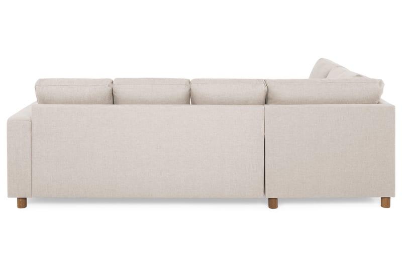 Crazy 4-seters Venstrevendt U-formet Large Sofa med Divan og Sjeselong i Stoff - Beige - Møbler - Sofaer - U-sofa