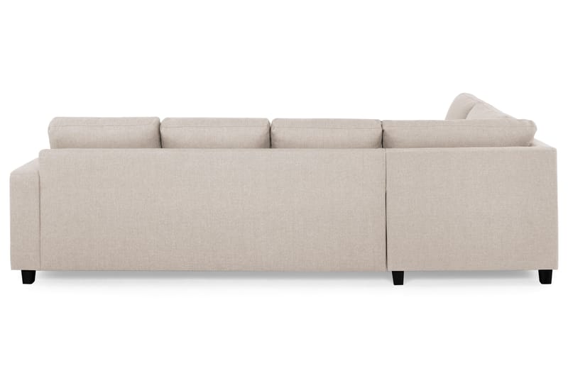 Crazy 4-seters Venstrevendt U-formet Large Sofa med Divan og Sjeselong i Stoff - Beige - Møbler - Sofaer - U-sofa