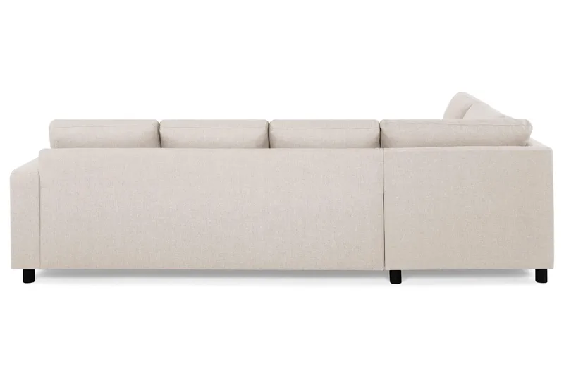 Crazy 4-seters Venstrevendt U-formet Large Sofa med Divan og Sjeselong i Stoff - Beige - Møbler - Sofaer - U-sofa