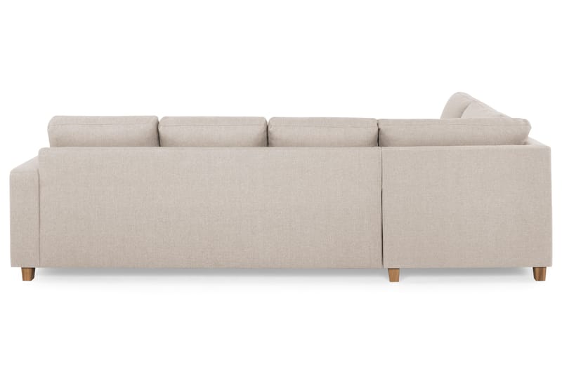 Crazy 4-seters Venstrevendt U-formet Large Sofa med Divan og Sjeselong i Stoff - Beige - Møbler - Sofaer - U-sofa