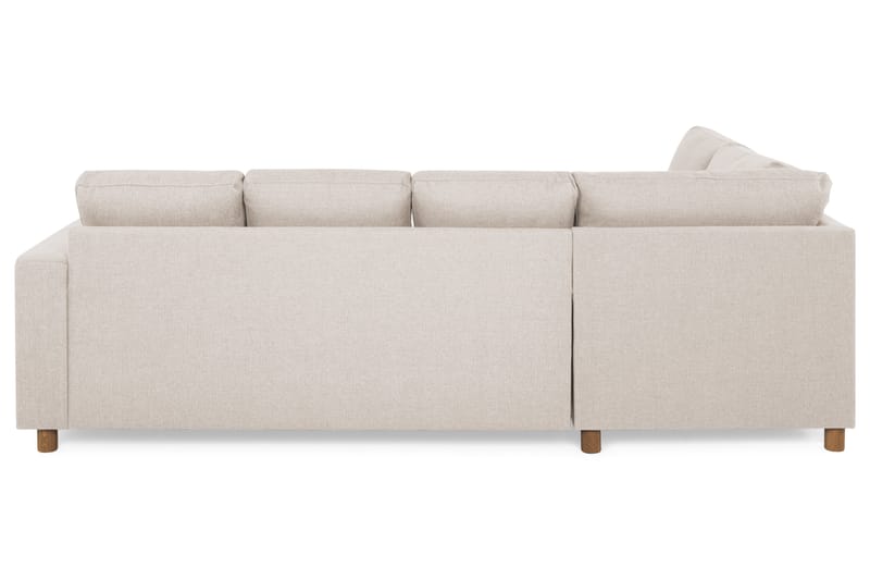 Crazy 4-seters Venstrevendt U-formet Large Sofa med Divan og Sjeselong i Stoff - Beige - Møbler - Sofaer - U-sofa