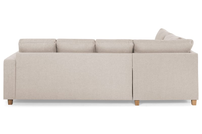 Crazy 4-seters Venstrevendt U-formet Large Sofa med Divan og Sjeselong i Stoff - Beige - Møbler - Sofaer - U-sofa