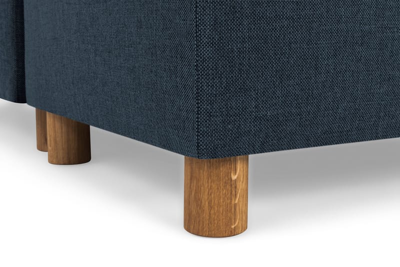 Crazy 4-seters Venstrevendt U-formet Large Sofa med Divan og Sjeselong i Stoff - Blå - Møbler - Sofaer - U-sofa