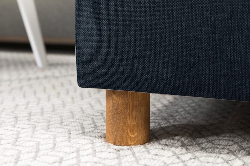 Crazy 4-seters Venstrevendt U-formet Large Sofa med Divan og Sjeselong i Stoff - Blå - Møbler - Sofaer - U-sofa