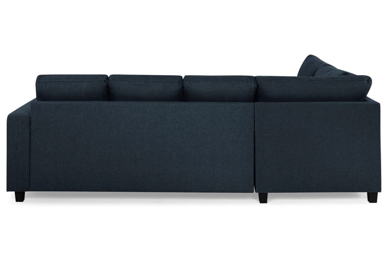 Crazy 4-seters Venstrevendt U-formet Large Sofa med Divan og Sjeselong i Stoff - Blå - Møbler - Sofaer - U-sofa